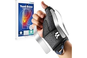 Fitomo Tutore Pollice, Tutore Tunnel Carpale 2 in 1 per Tenosinovite di De Quervains, Artrite, dito a Scatto, Tendinite, Sollievo dal Dolore del Tunnel Carpale e Distorsione del Pollice