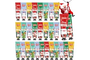 WEBPLATZ Crema per le mani di Natale, piccoli regali di ringraziamento | 40 pezzi regali per donne e uomini, crema per le mani secche screpolate piedi – piccoli regali per colleghi mamma fidanzata