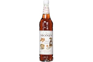 Monin Salted Caramel Syrup Syrups and Cordials, 1L, Single
