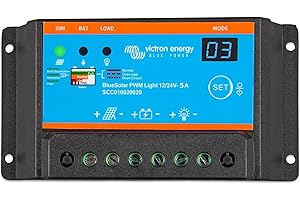 Victron Energy BlueSolar Contrôleur de charge PWM-light 12/24 Volt 5 amp