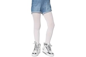 LORES Girls Kids Plain Tights Footed Ballet Dance School 40 Denier Opaque [Made in Italy]
