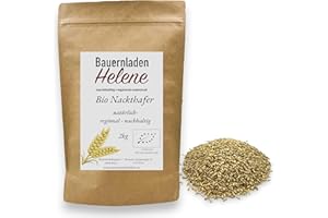 ‎BAUERNLADENHELENE NACHHALTIG-REGIONAL-SAISONAL Nachhaltig genießen: Bio Nackthafer für bewusste Ernährung, 2kg