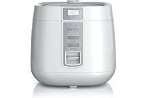 Arendo - Arrocera - Vaporera función de vaporizador - Capacidad de 1,4 l - Protección contra sobrecalentamiento y protección térmica - Función automática de mantenimiento del calor - Diseño de doble