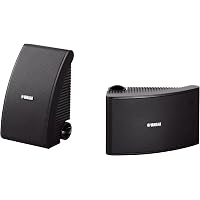 Enceintes Extérieures Yamaha NS-AW392 - Étanches, 2 Voies, 13cm - Noir, Puissance 40W