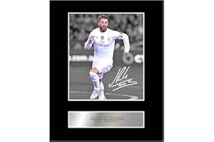 ICONIC PICS Signiertes Foto von Sergio Ramos, Real Madrid FC