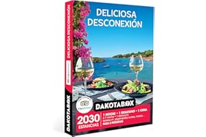DAKOTABOX - Caja Regalo hombre mujer pareja idea de regalo - Deliciosa desconexión - 2030 estancias en hoteles de hasta 4*, casas rurales, posadas, masías y mucho más