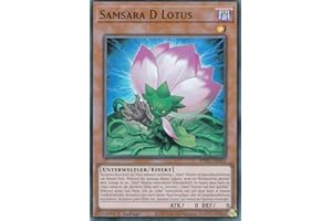 PHNI-DE003 - Sansara D Lotus - Super Rare - 1. Auflage - DEUTSCH - Phantom Nightmare - mit LMS Trading Fieldcenter-Karte Yugioh