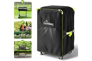 UIRWAY Copertura per barbecue da esterno Copertura per barbecue - Copertura per barbecue a gas rivestita in argento Oxford 420D Copertura per barbecue impermeabile per esterno 77x67x120 cm