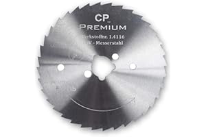 CANPOLAT GASTRONICS Kreismesser für Potis - 80 mm, gezahnt - Dönermesser aus Edelstahl in Premium Qualität