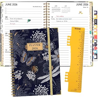 2021 Weekly Planner – 8x10 Appointment Book, Elite Organizer & Agenda With Vinyl Cover 4 thumbnail image