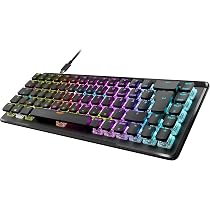 ROCCAT Vulcan II Mini Air - Tastiera Gaming 65% Ottica Meccanica, Wireless 2.4GHz E Bluetooth, Illuminazione RGB, Switch TITAN II, Nero
