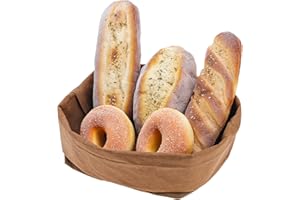 Meiwlong 5pcs Fake Bread Sets,Plastic Loaf Bread Photography Prop,Realistic Artificial Bread Baguette Doughnut Prop for Food Display Home Kitchen Bakery