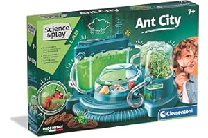 Clementoni Ant City – Modular Ant Habitat Playset with Tunnels, Botanical Module and Study Tools for Kids 7+