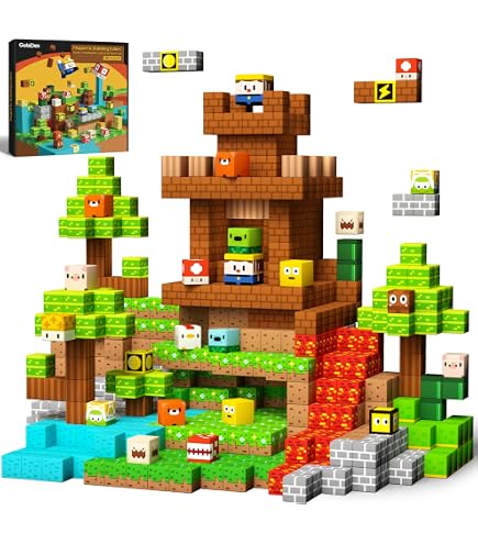 JauniQ Magnetbausteine 100 Teile - STEM Spielzeug F Produktbild-Vorschau 3