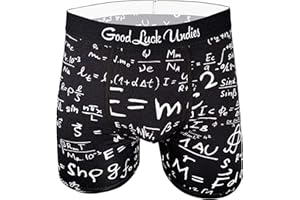 GOOD LUCK SOCK Good Luck Undies Herren Boxershorts Mathematik Gleichungen