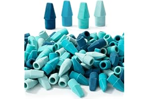 Mr. Pen- Pencil Toppers, 120 Pack, Blue Shades, Pencil Top Eraser Caps