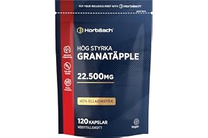 Granatäpple Extrakt Kapslar 22500 mg - 120 Veganska Tabletter