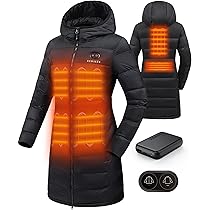 Grafeen verwarmde jas voor vrouwen met fleece voering, snel