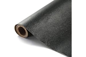 CHANGTSING Patch En Cuir auto-adhésif PU trous de réparation Autocollant Cuir Kit Premiers Soins pour Canapé de Siège de Voiture Meubles Vestes Sac À Main Patch noir 50 x 137 cm