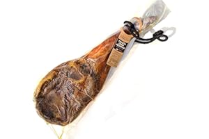 aBeiou. Épaule de JAMBON GRANDE RÉSERVE DUROC PREMIUM, affiné pendant plus de 18-20 mois (qualité supérieure au jambon serrano) fabriqué à Guijuelo (Espagne). Jambon espagnol de la Péninsule Ibérique.