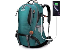G4Free Hiking Backpack 50L Waterproof Backpack with Rain Cover for Mountaineering Travel Camping Trekking Outdoor Sports for Men Women