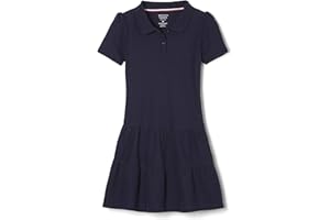 French Toast Mädchen Ruffle Pique Polo Dress Schuluniform, Kleid