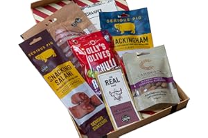 British Charcuterie Letter Box Hamper - Ideal Letterbox Gift for Friends & Family who Love Quality Cured Meats - All British Produce - Easy delivery Through The Letter Box