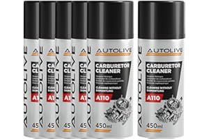AUTOLIVE GROUP Limpia Carburadores - Carburetor Cleaner - Elimina los Depósitos de Carbono, Polvo y Alquitrán - Aditivo para Limpiar Válvula EGR - 450 ml (6)