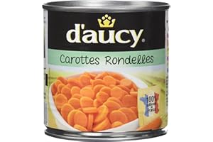 d'aucy Carottes Rondelles 400 g - Lot de 6