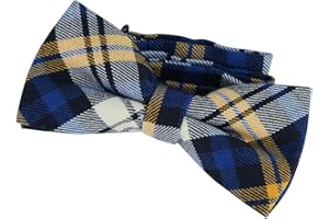 DonDon Papillon Uomo a quadri con gancio - già annodato e regolabile