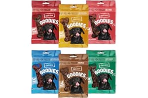 Chewies Training Maxi Snacks Dog Treats Tasting Package - Healthy Dog Treats without Sugar, Ideal as Reward & Motivation in Dog Training, Made in Germany (6 x 200 g)