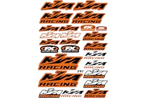 CMR DESIGN CO Pegatinas KTM para Motos, Quads y Motocross - Para Motocicletas, Coches, Cascos, Ordenadores y Otros Objetos (41)
