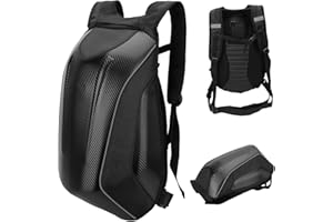 Mrisata Motorcycle Backpack Motorcycle Backpack for Man Waterproof Motorcycle Backpack High Capacity Motorcycle Backpack Hard Shell Riding Backpack Rha0801 Motorcycle Backpack (red label)