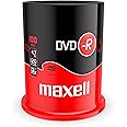 Maxell DVD-R 4.7 GB 16X 120 Min Video - Matt Silver (100 Disk Pack - Spindle)