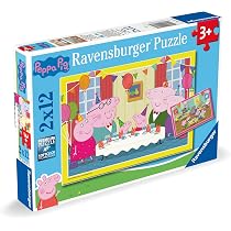 Ravensburger Puzzle Peppa Pig 2x24 Pezzi Per Bambini 4+ Anni - 26x18cm, Gioco Educativo - 4