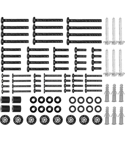 Perfect Set Viti VESA 66 Pezzi – Kit Universale Per Montaggio TV A Parete Con Tasselli E Rondelle - 2