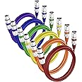 GearIT XLR Male to Female Microphone Cable (6 Feet, Multicolor 6-Pack) Mic Extension Cable