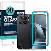 Ibywind Screen Protector for Xiaomi 17T Pro 5G, 2 Pieces 9H Hardness Tempered Glass and Camera Lens Protector, Easy to Instal