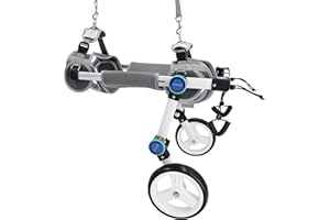HobeyHove Chariot/Fauteuil Roulant Réglable Pour Chien, Aide Les Petits Animaux Domestiques Aux Pattes Postérieures Paralysées Pour restaurer la Mobilité 2 Couleurs 5 Tailles (M, Blanche)