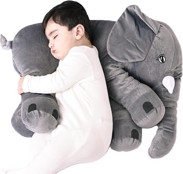 DearJoy Big Size Fibre Filled Stuffed Animal Elephant Soft Toy for Kids of…
