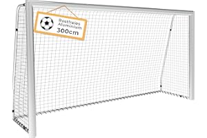 ‎PEAKVONDER PEAKVONDER 180/240/300 cm Aluminium Fussballtore für Garten Kinder und Erwachsene – Rostfreies Fußballtor Kinder Outdoor inkl. Erdanker, Nutzung über Mehrere Jahre-Tor Kinder Fußball Garten