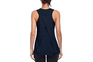 MGOOL Workout Tank Tops für Damen Fitness Studio athletisch ärmellos Lauf Top Yoga Shirts Racerback Sport Weste
