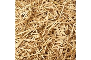 ENOCENT 200g Geschreddertes Papier Braun Geschenk Füllmaterial für Pakete,Geschenkbox,Geschenkkorb und Präsentkorb