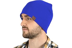 Tough Headwear Knit Beanie Winter Hats for Men and Women - Toboggan Cap for Cold Weather - Stylish Ski, Skate & Snow Caps