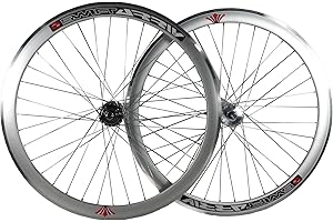 WOO HOO BIKES Deep V 43 mm fixie, fixed Gear, suivi, Single Speed Vélo Roues W. Flip Flop Hubs