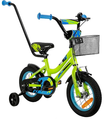 Bachtenkirch Fizz Kinderfahrrad 14 Zoll Schwarz Matt Superleichtes Kinderrad Jungen Mädchen Fahrrad ab 3 Jahre ca. 5 kg Leicht Vormontiert Einstellbare Sitzhöhe 40–45 cm Sport & Freizeit