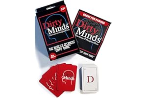 TDC Games Dirty Minds Couples Card Game - Funny Adult Card Games for House Party, Game Night, Date Night & Travel, Hilarious Deck for Friends & Families