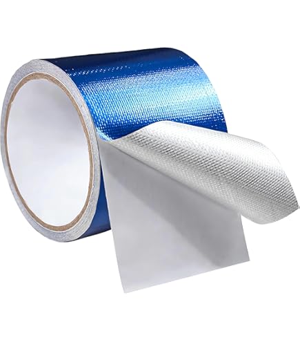 VOGANLL PE Planenband, reparatietape voor doekplanken 5CM x 8M, planenflappen, waterdicht en sterk klevend voor vrachtwagenplanen, parasols, paviljoen, zeil, tent, luifel, tentreparatieband, luifel