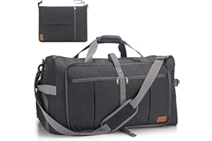 Upeelife Sac Voyage Pliables, Grand Sac de Voyage Femme Homme Sac de Sport, Etanche Sac Weekend avec Compartiment à Chaussures et Poche Humide