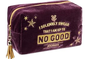 Harry Potter Pochette Donna, Beauty Case Donna Ragazza in Velluto, Harry Potter Gadget Originale